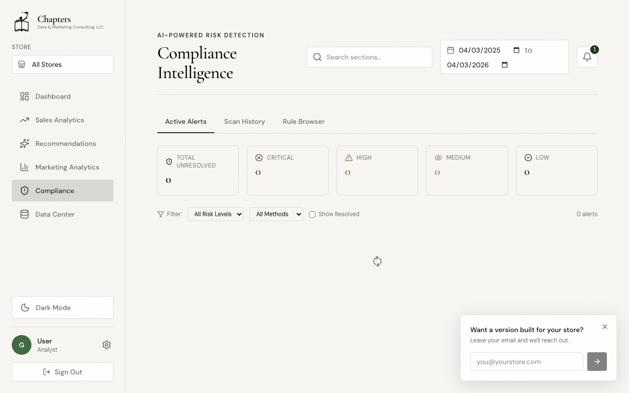 Compliance Monitor demo